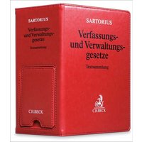 Verfassungs- und Verwaltungsgesetze der Bundesrepublik Deutschland Premium-Ordner 86 mm in Lederoptik mit integrierter Buchstütze